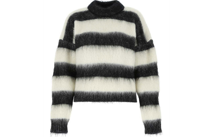 

SAINT LAURENT Женский Свитер, цвет Black/White