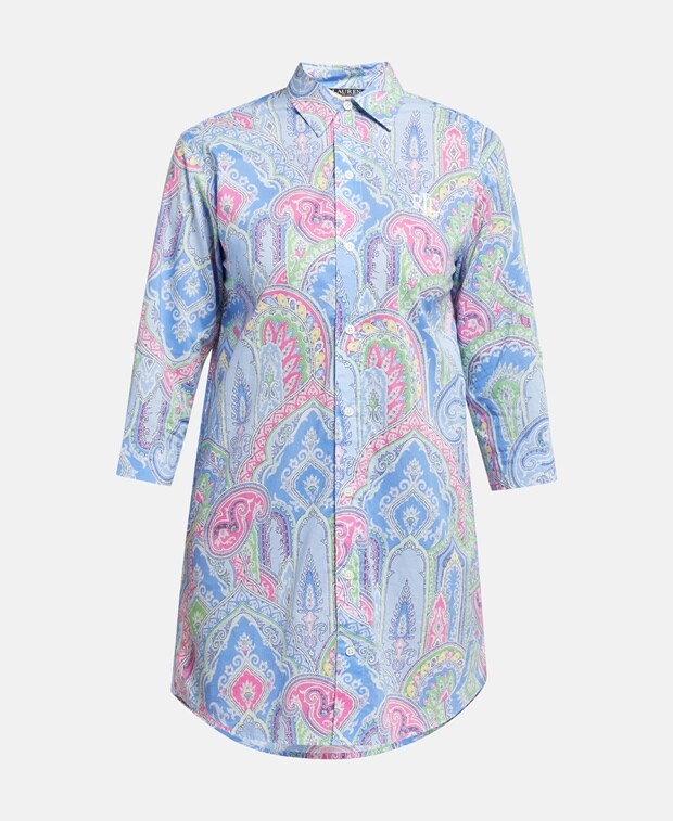 

Ночная рубашка Lauren Ralph Lauren, светло-синий