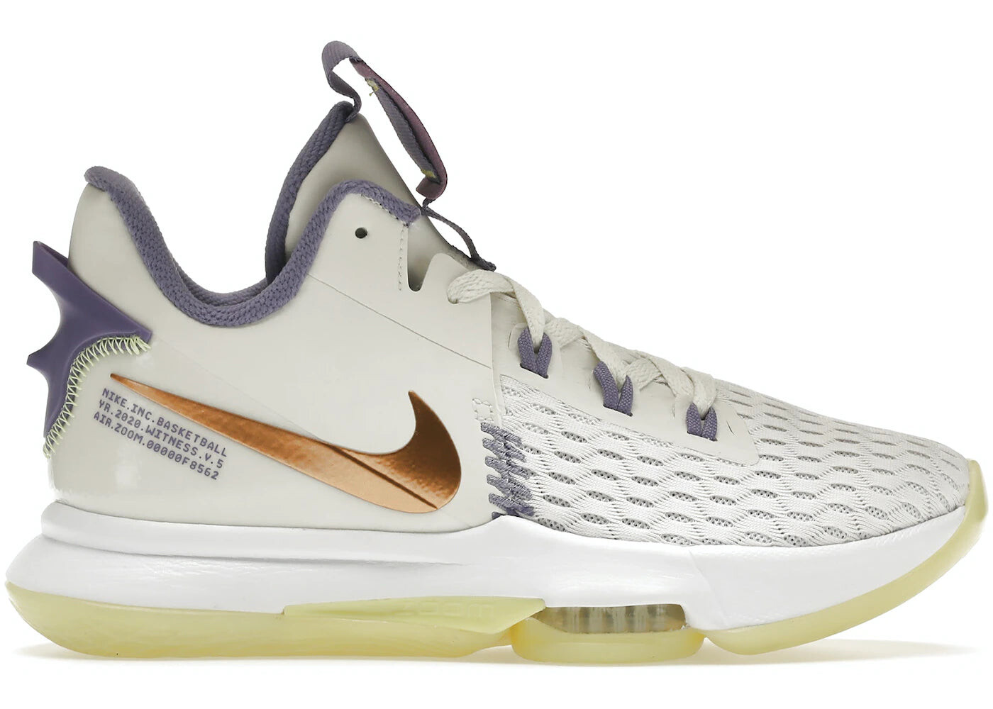 

Кроссовки Nike LeBron Witness 5 Summit White Metallic Bronze