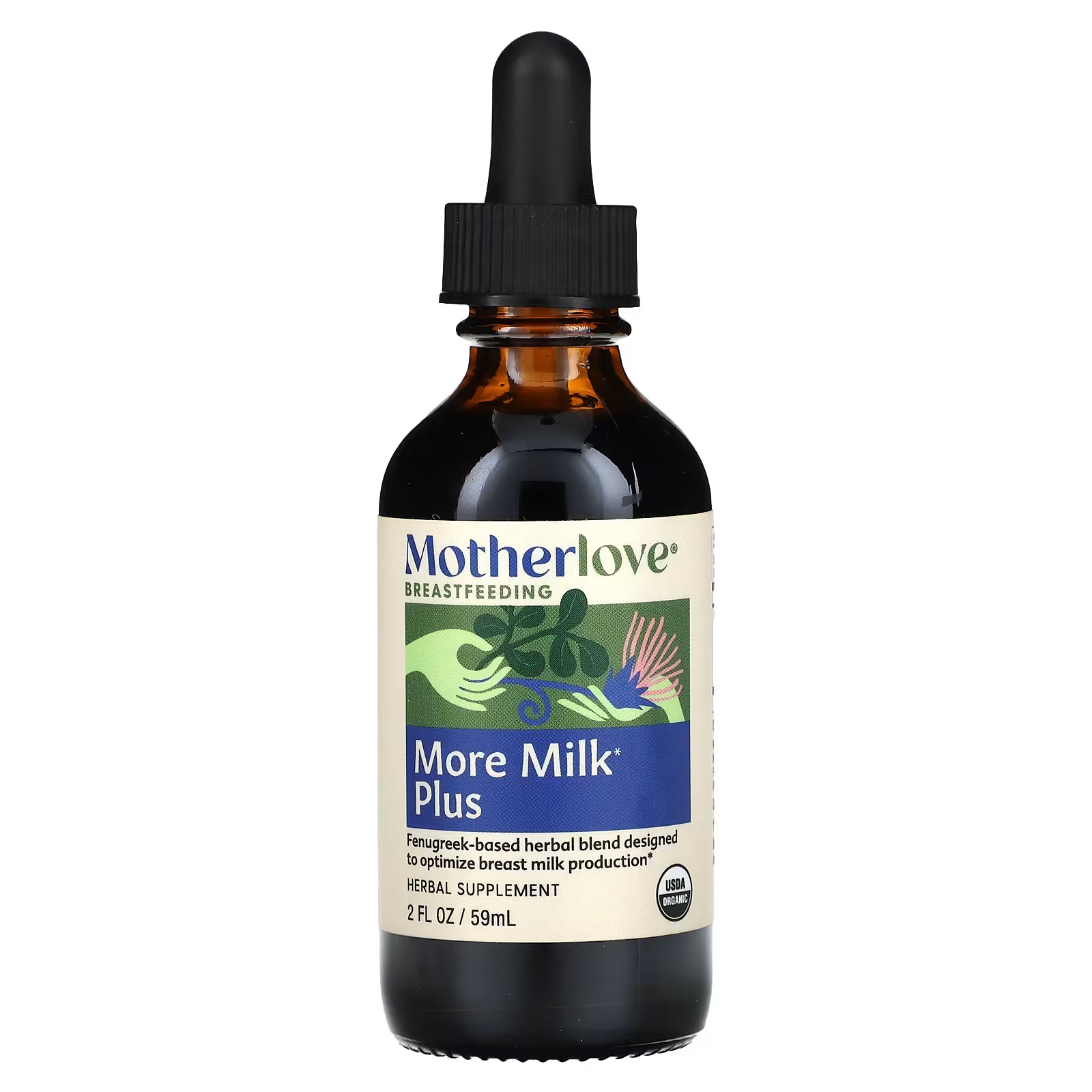 Motherlove Грудное вскармливание More Milk Plus, 2 жидкие унции (59 мл) цена и фото
