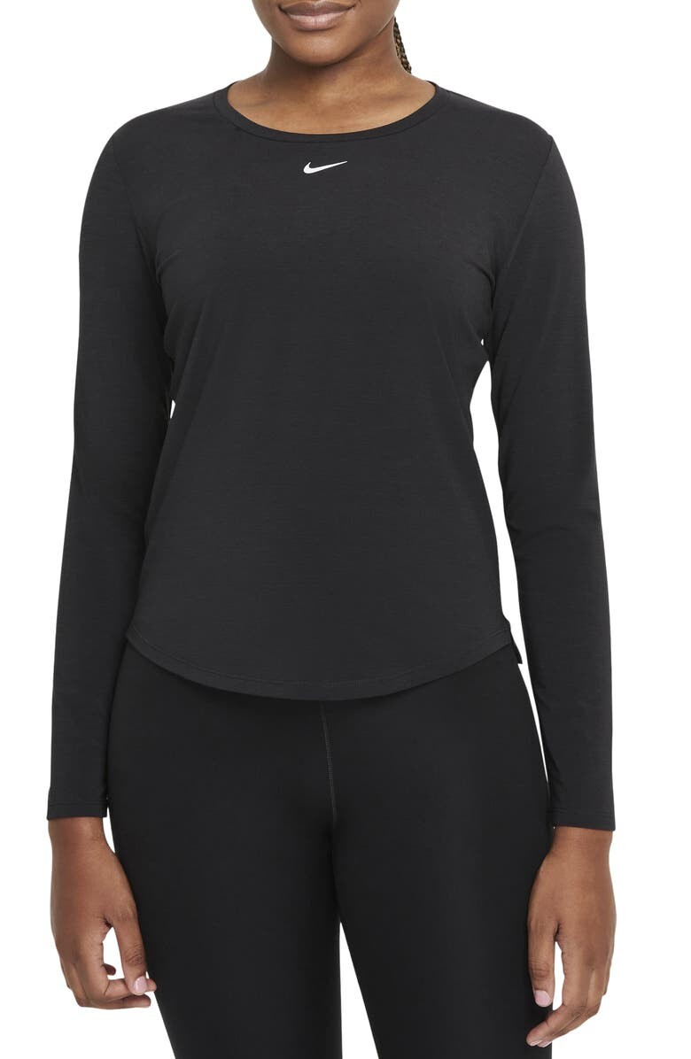 

Топ с длинными рукавами One Luxe Dri-FIT NIKE, черный