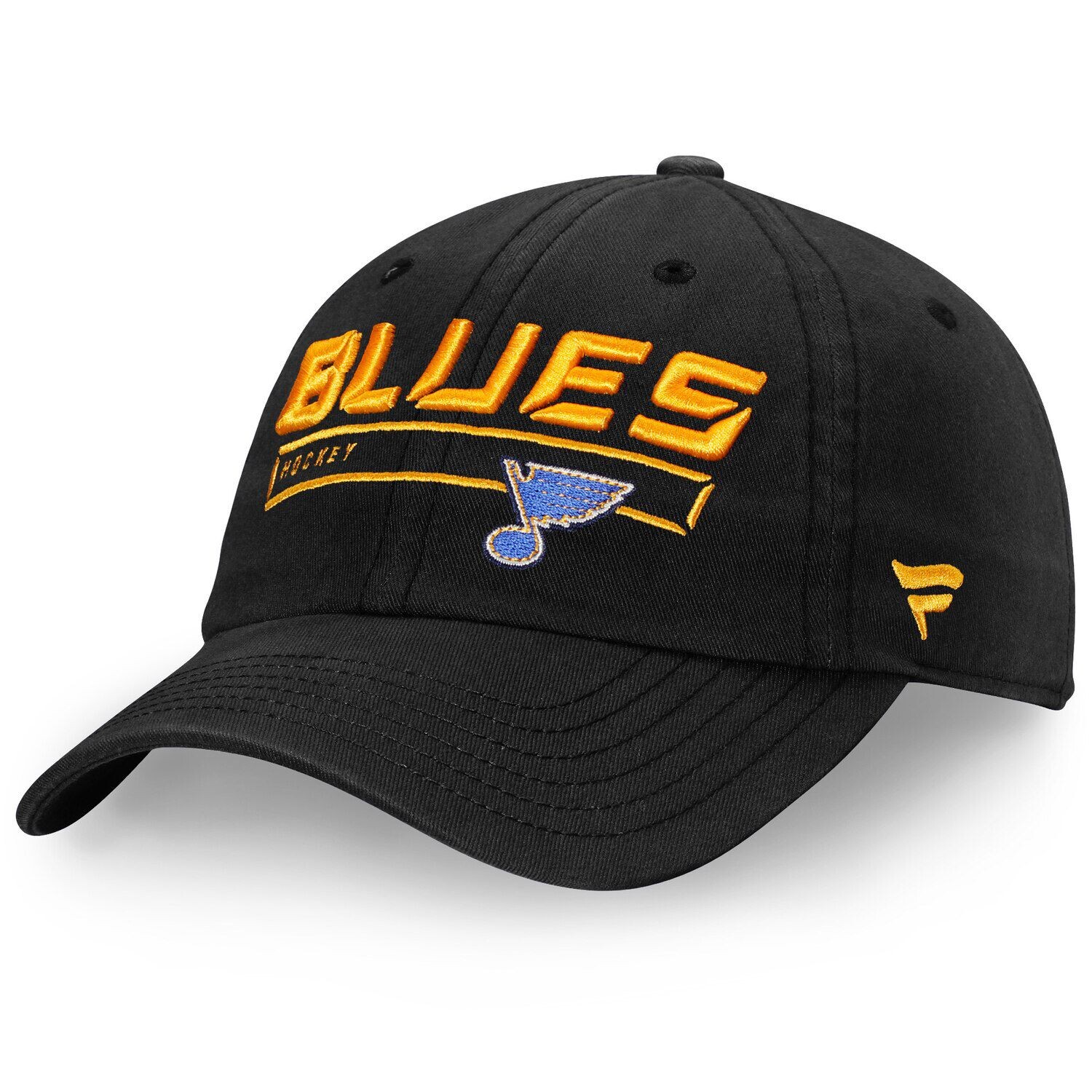 

Мужская черная регулируемая шапка Fanatics St. Louis Blues Team Authentic Pro Rinkside Fundamental