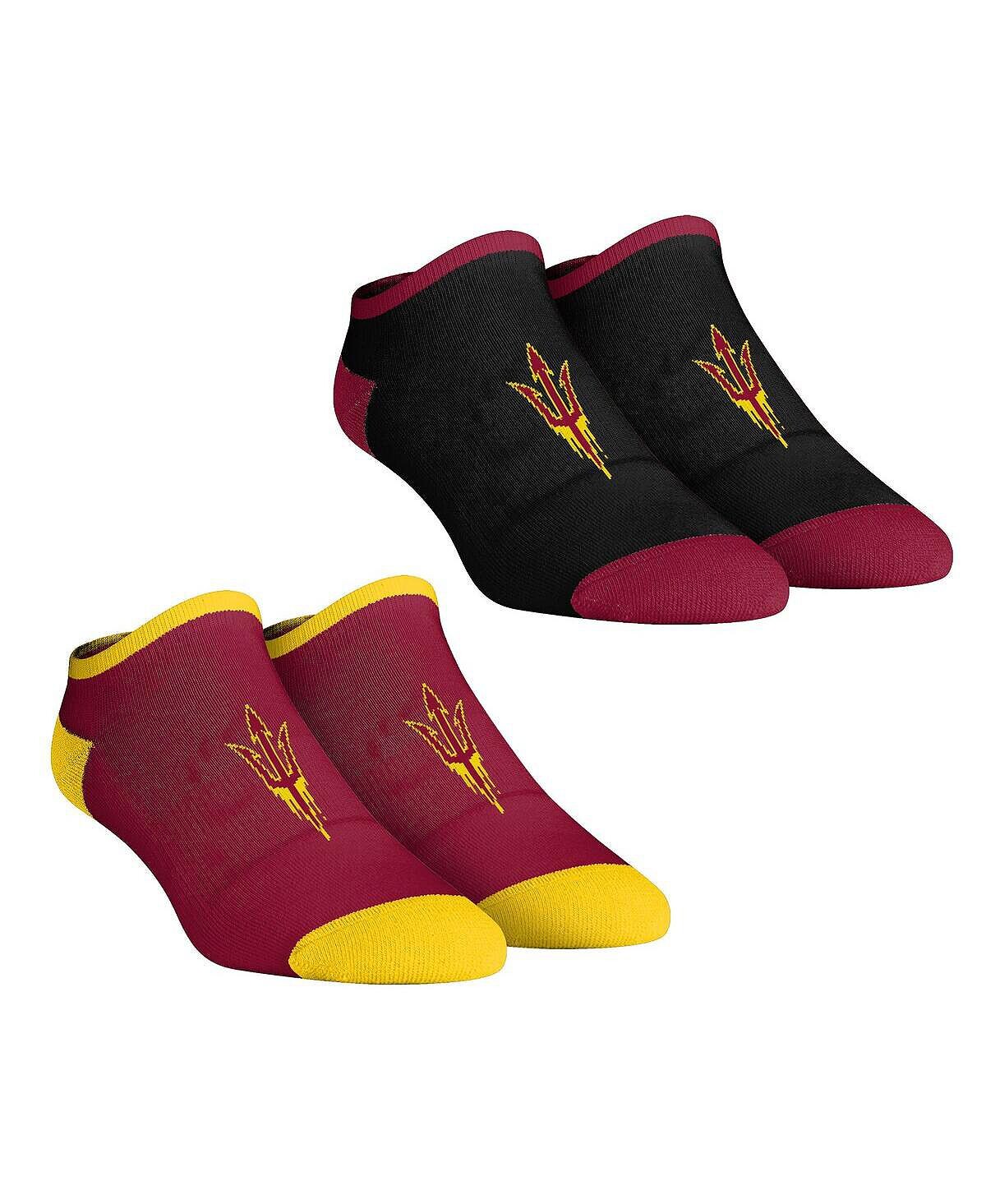 

Женские носки Arizona State Sun Devils Core Team, комплект из 2 коротких носков до щиколотки Rock 'Em