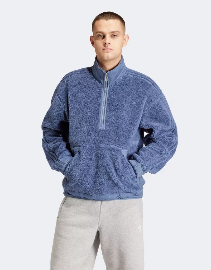 

Синий топ на молнии adidas Premium Essentials+ adidas Originals