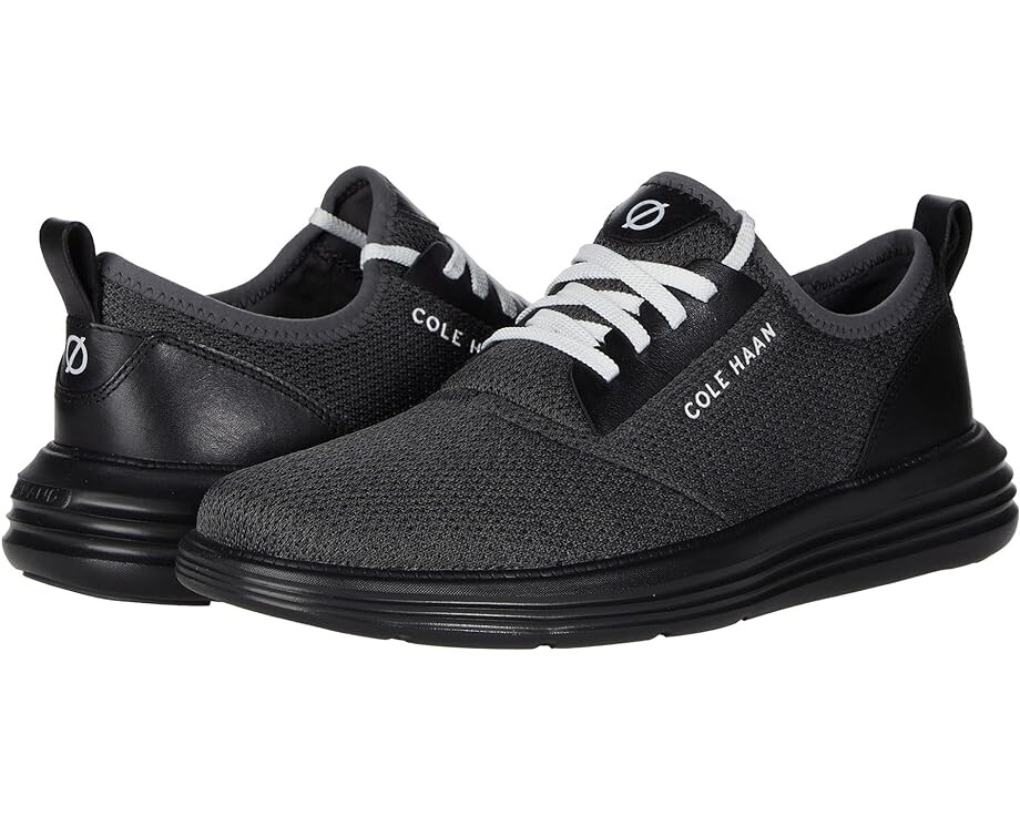 

Кроссовки Cole Haan Grandsport Journey Knit Sneaker, цвет Black/Magnet/Optic White, Серый