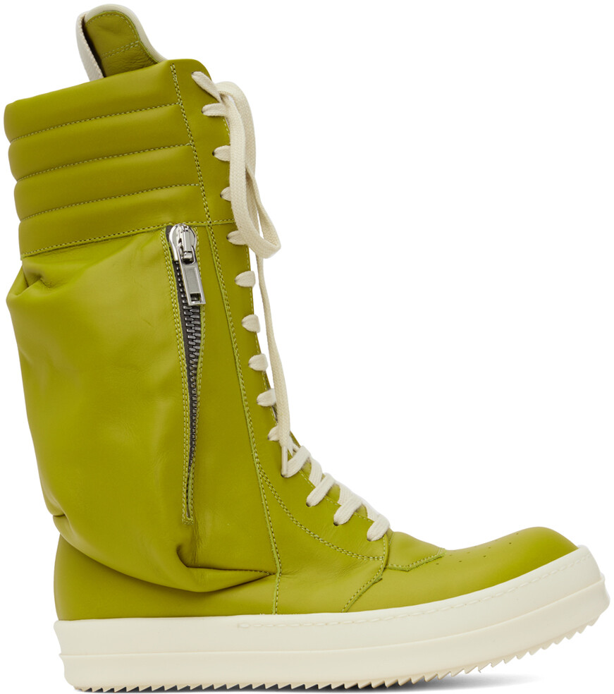 

Зеленые кроссовки Cargobasket Rick Owens