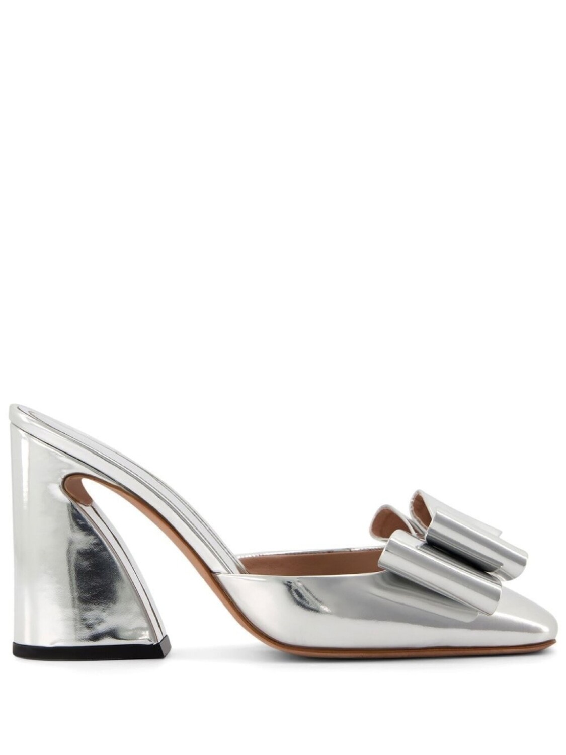 

Giambattista Valli мюли Pop-Bow 100, серебристый