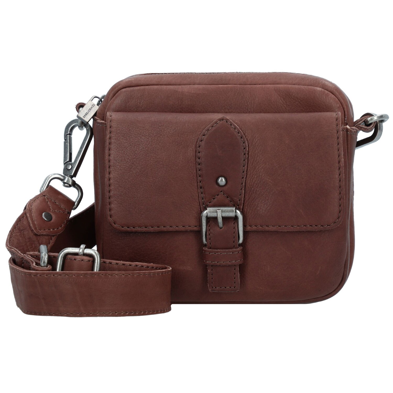

Сумка через плечо Cowboysbag Brugge Umhängetasche Leder 17 см, коричневый