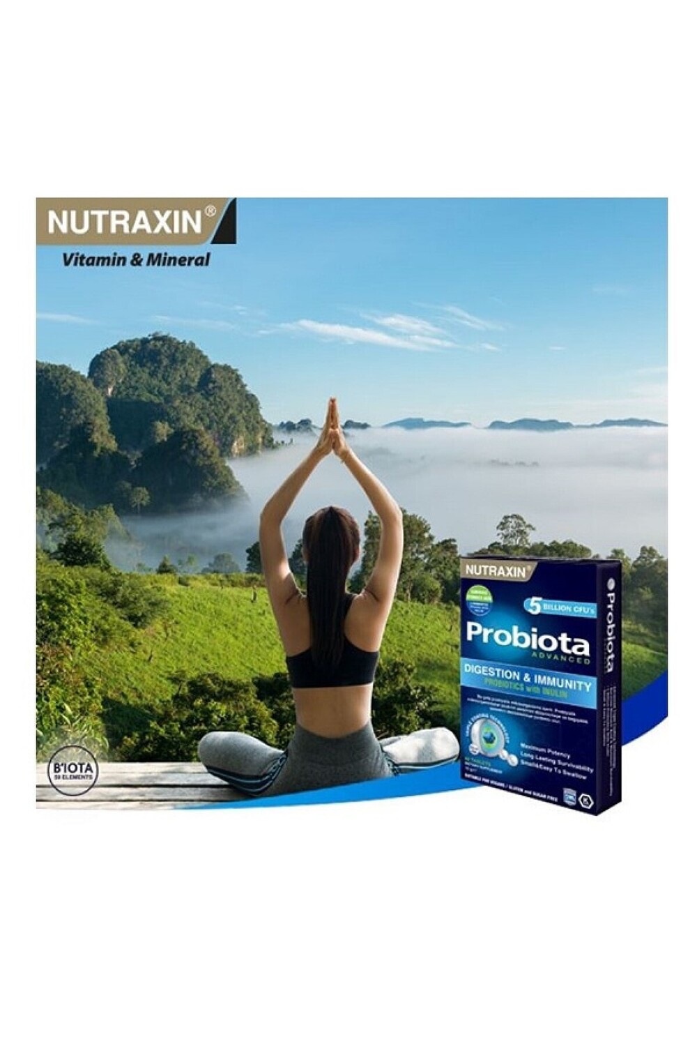 

Nutraxin Пробиотическая добавка 60 таблеток - продвинутая пробиота