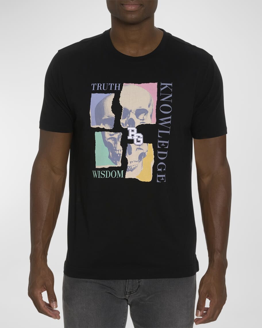 

Мужская футболка с рисунком Broken Skull Robert Graham