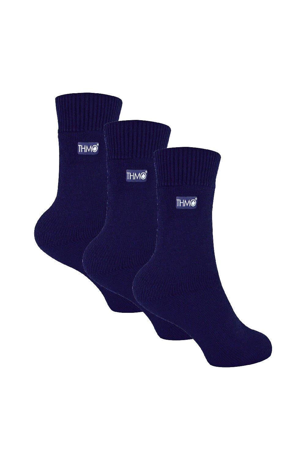 3 пары теплых флисовых носков с мягким верхом и внутренней поверхностью THMO, синий детские термоноски 5 пар хлопок кашемир disney термоноски детские носки девочке