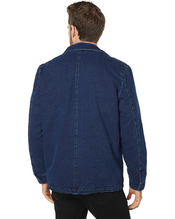 цена Куртка Lucky Brand Sherpa Lined Shirt Jacket, цвет 419 Indigo