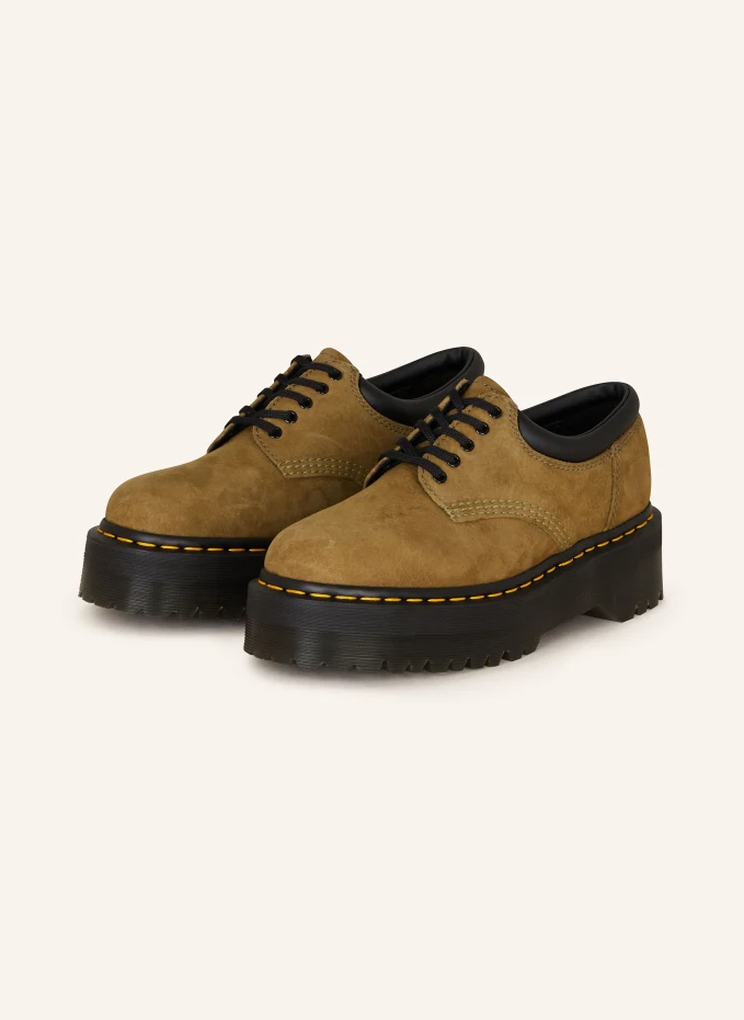 Шнуровки на платформе 8053 Dr. Martens, зеленый