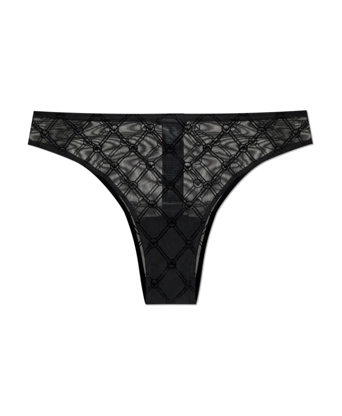 

Прозрачные трусы Emporio Armani, черный