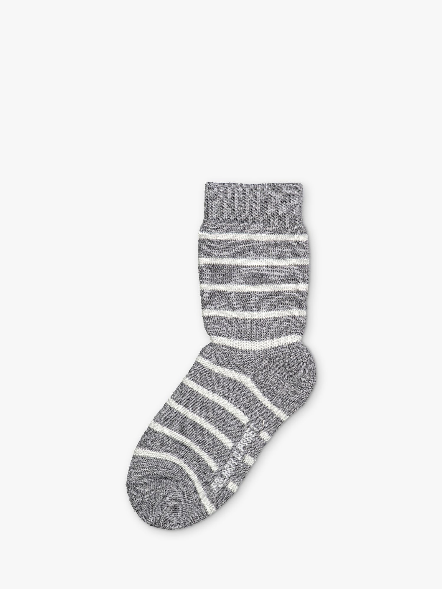 цена Детские махровые шерстяные носки Polarn O. Pyret, серый