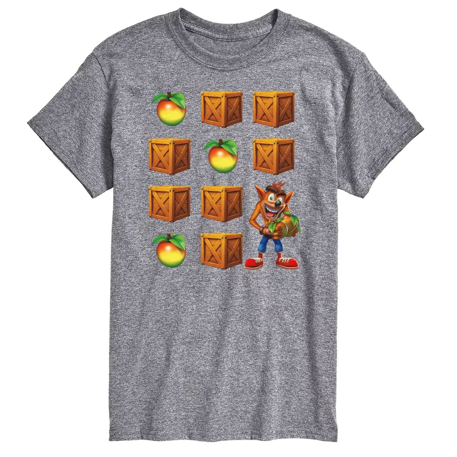 

Мужская футболка Crash Bandicoot Crate Grid Licensed Character