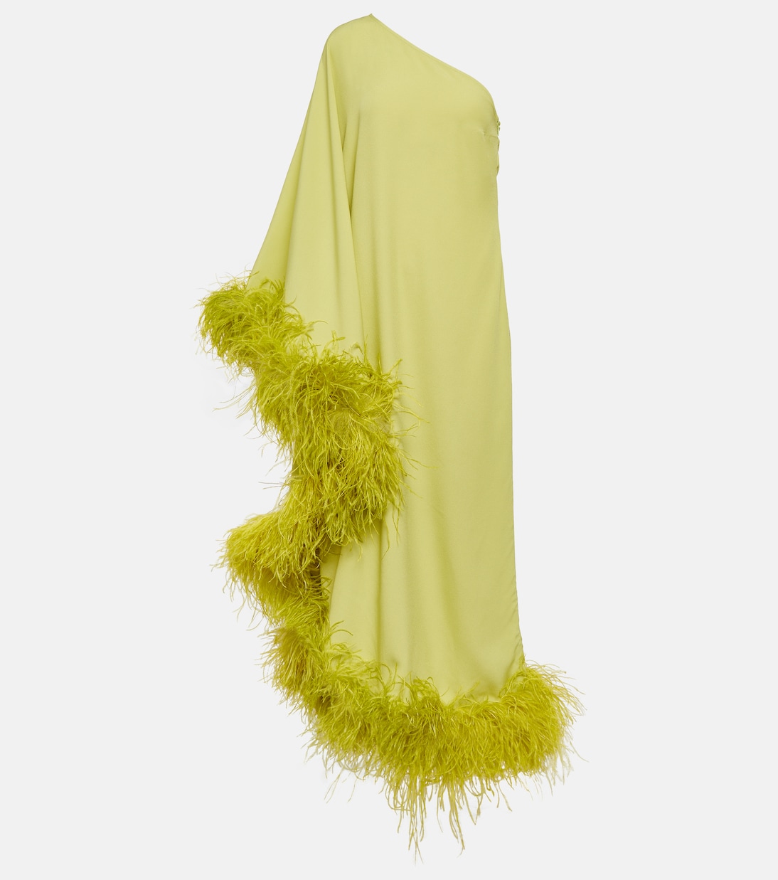 цена Платье ubud с отделкой перьями Taller Marmo, зеленый