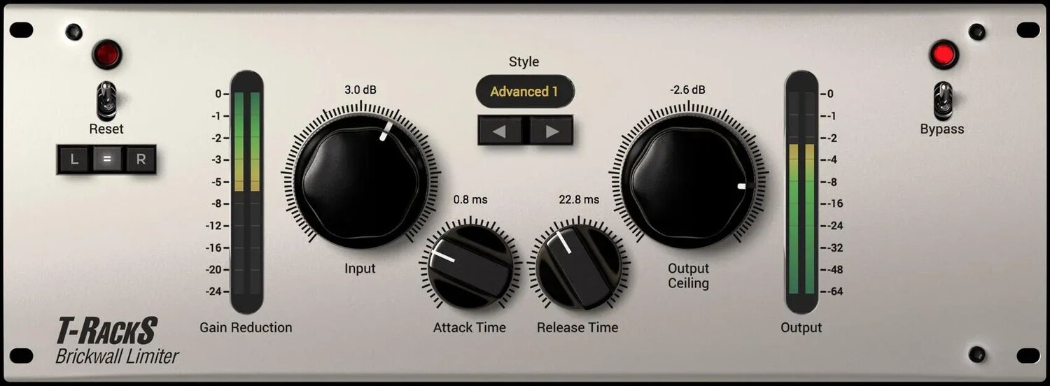 

IK Multimedia T-RackS Brickwall Limiter Плагин