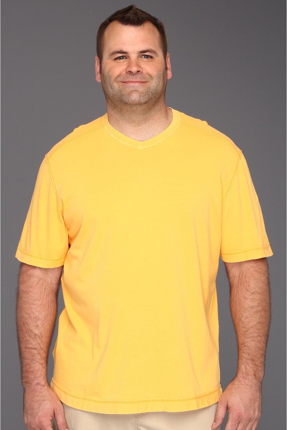 

Футболка Tommy Bahama Big & Tall Big & Tall Cohen V-Neck, цвет Orange Sorbet