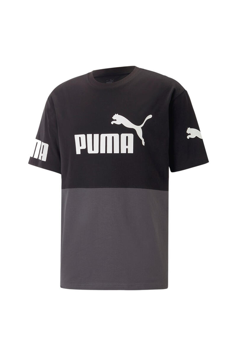 Футболка PUMA POWER с цветными блоками Puma, черный