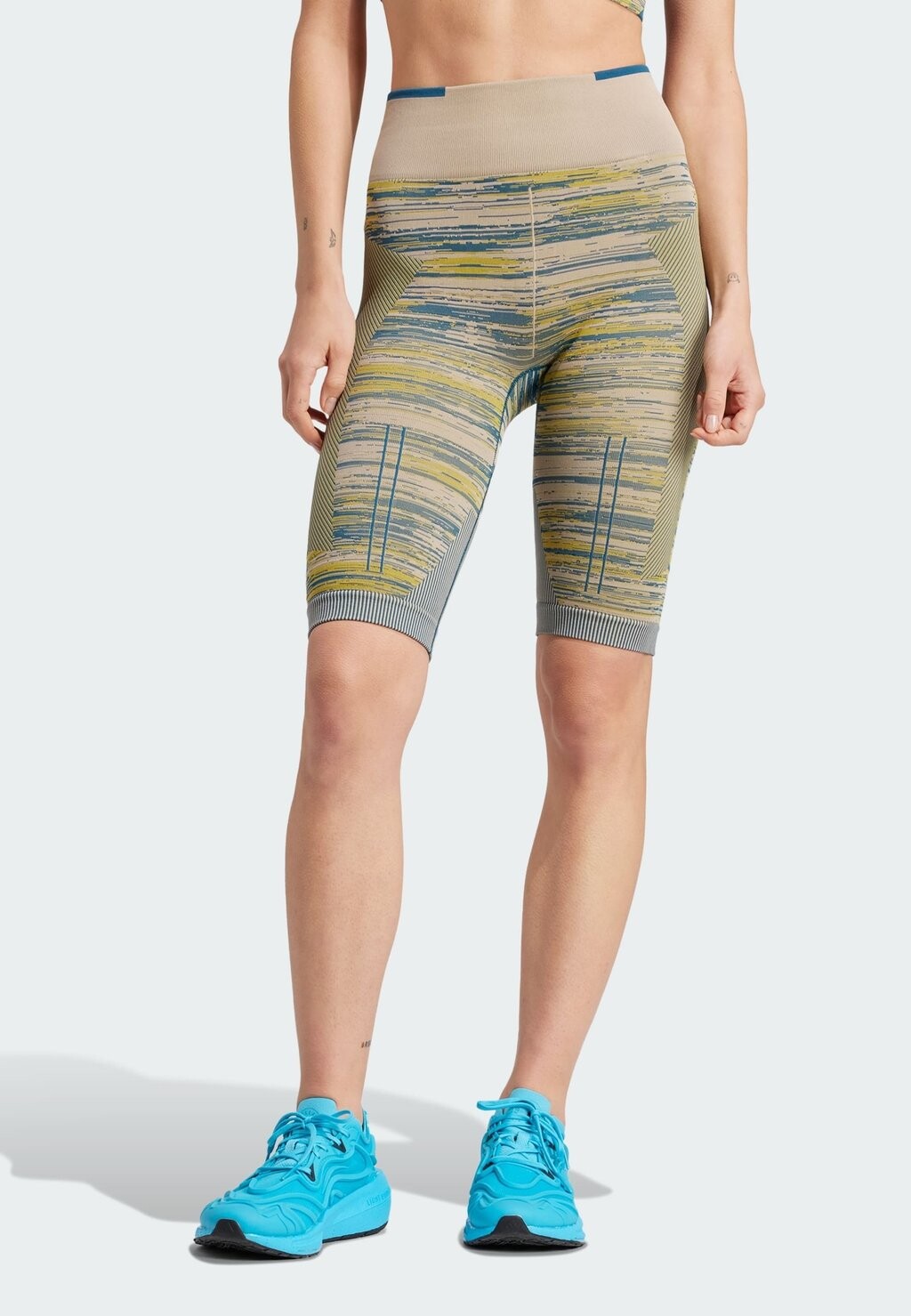 

Леггинсы ADIDAS BY STELLA MCCARTNEY, цвет trace khaki tech mineral pulse olive