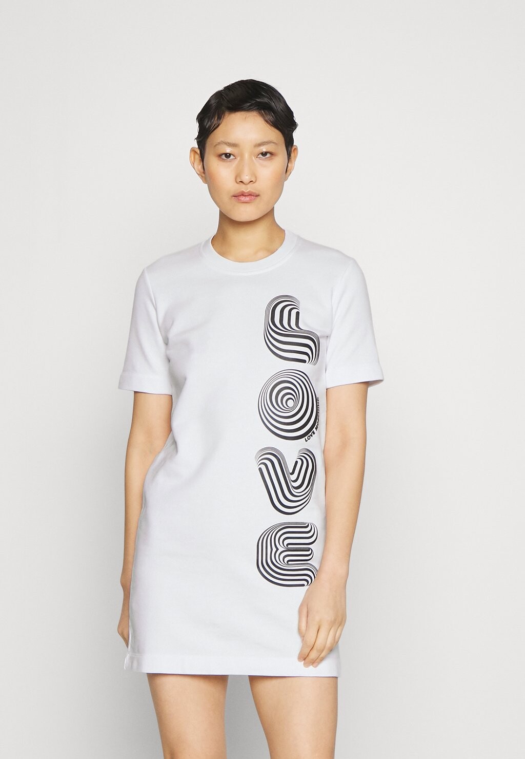 

Платье из джерси Love Moschino, белый