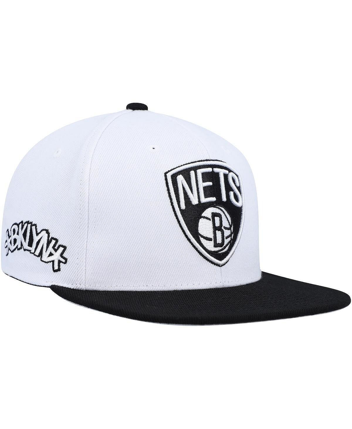 

Мужская бело-черная кепка Brooklyn Nets Side Core 2.0 Snapback Mitchell & Ness