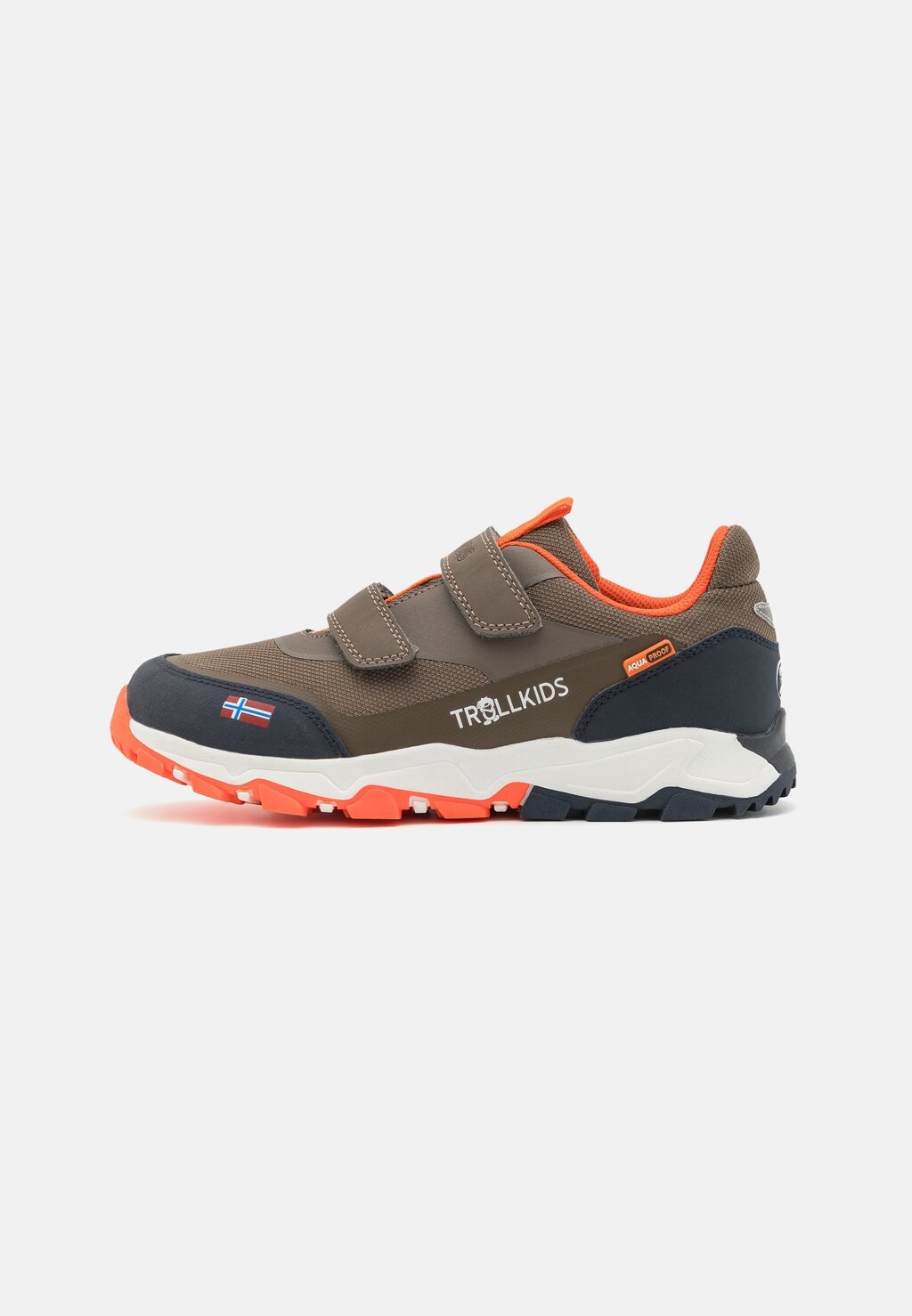 

Кроссовки KIDS PREIKESTOLEN UNISEX TrollKids, цвет mocca brown/glow orange/dark navy