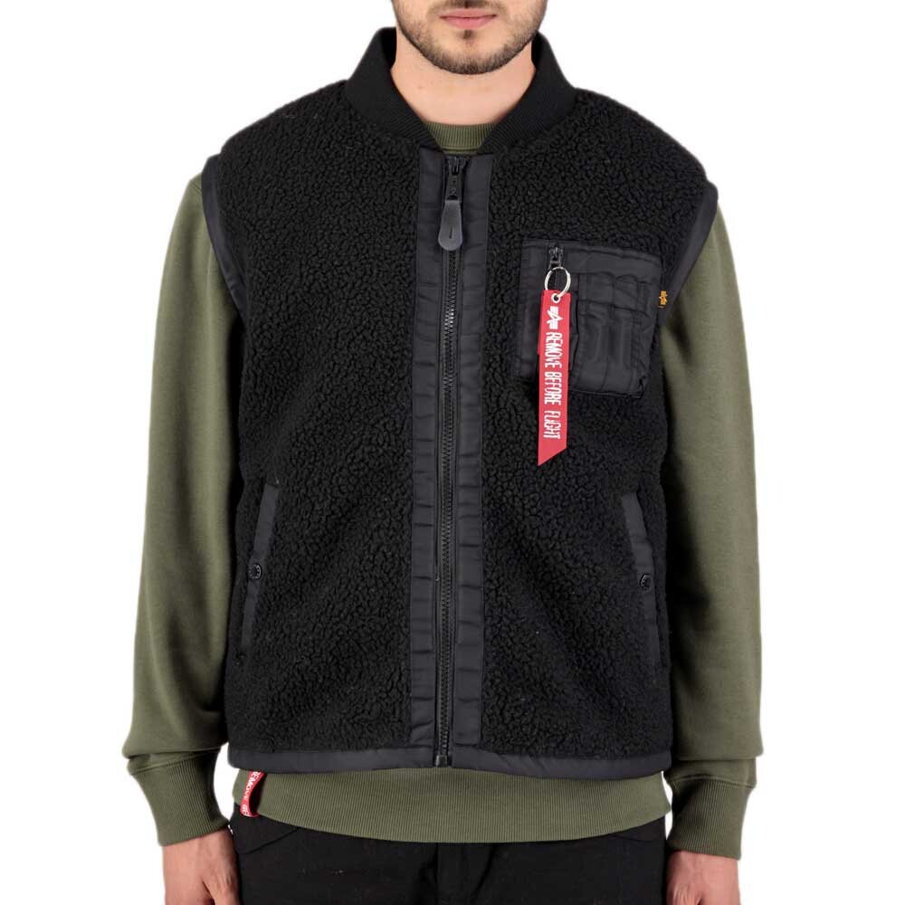 

Жилет Alpha Industries Teddy, черный