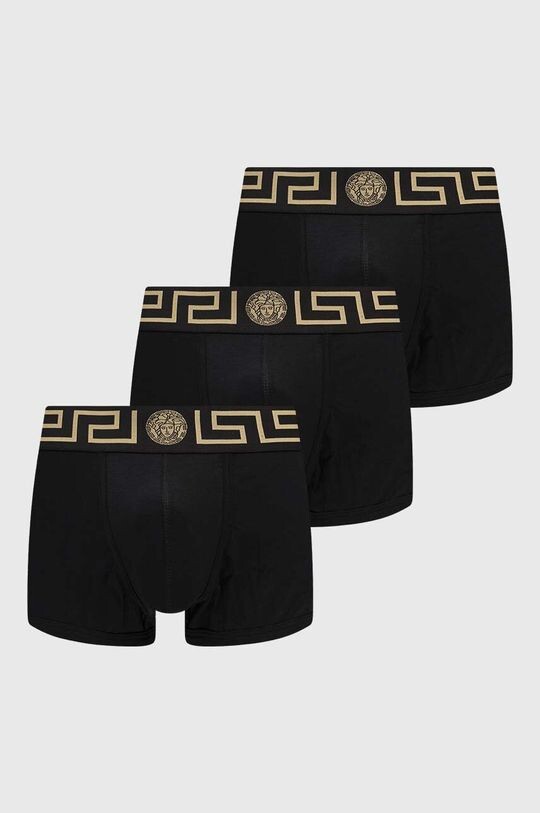 

Комплект из трех боксеров Versace, черный