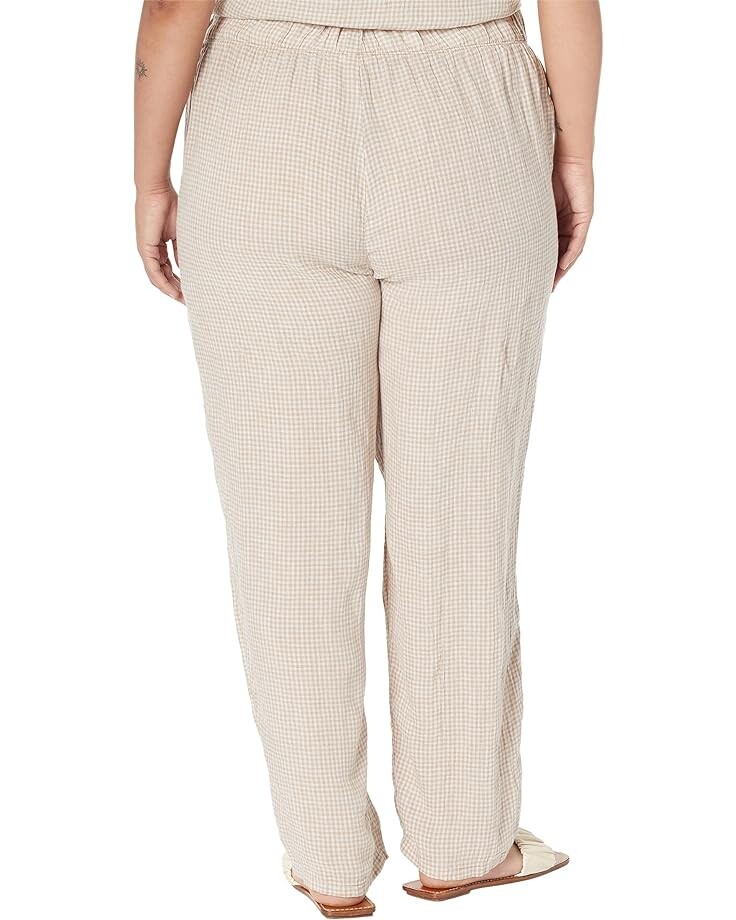

Брюки Eileen Fisher Tapered Ankle Pants in Puckered Organic Linen, цвет Pebble