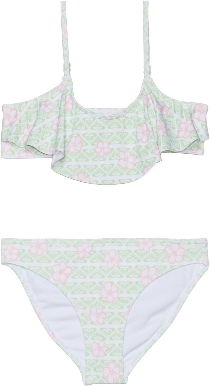 

Купальник Roxy Kids Hibiline Flutter Swimsuit Set, цвет Naval Academy Ilacabo Swim