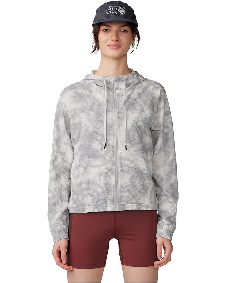 

Куртка Mountain Hardwear Sunshadow Full Zip, цвет Grey Ice Spore Dye Print