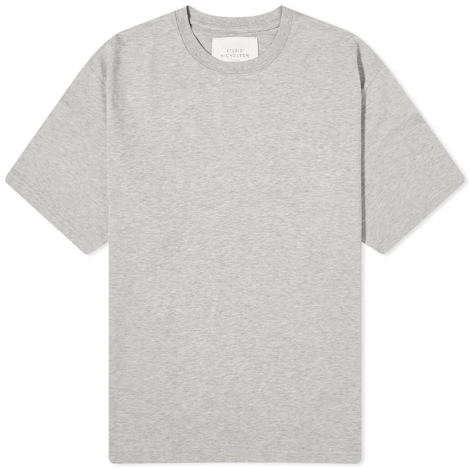 

Футболка Studio Nicholson Bric, цвет Grey Marl