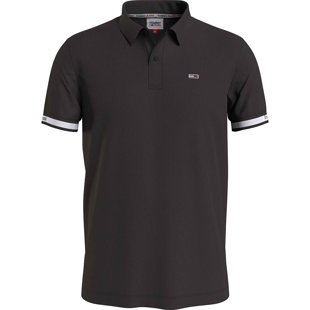 

Поло с коротким рукавом Tommy Jeans Classic Essential, черный