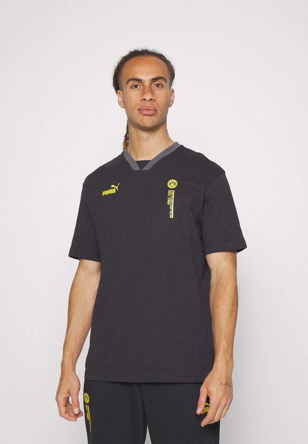 

Team ФУТБОЛКА BVB BORUSSIA DORTMUND FTBLCULTURE Puma, черный/теневой серый