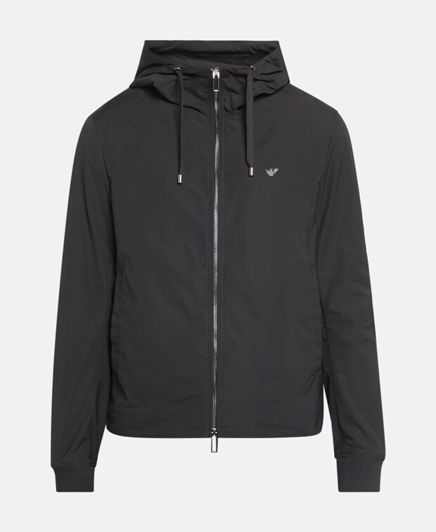 

Куртка с капюшоном Armani Exchange, черный