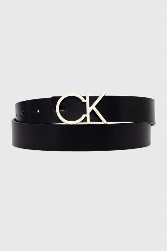 

Двусторонний кожаный ремень Calvin Klein, черный