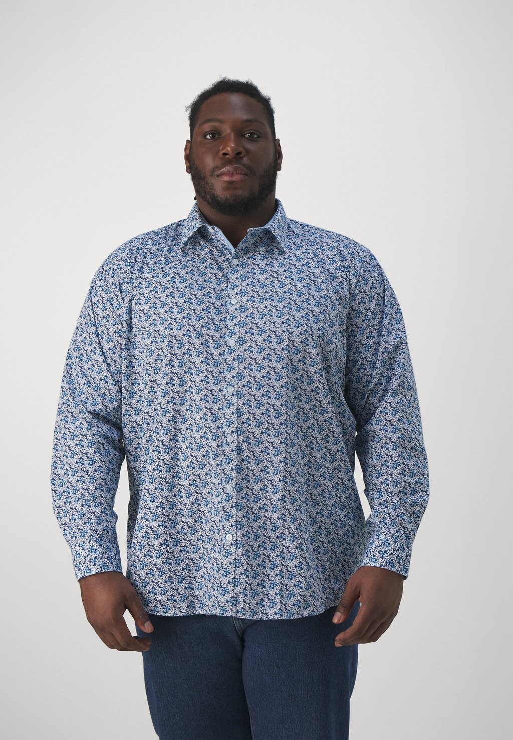 

Рубашка BLEND SHIRT BOX PLUS SIZE Jack's Sportswear, цвет blue