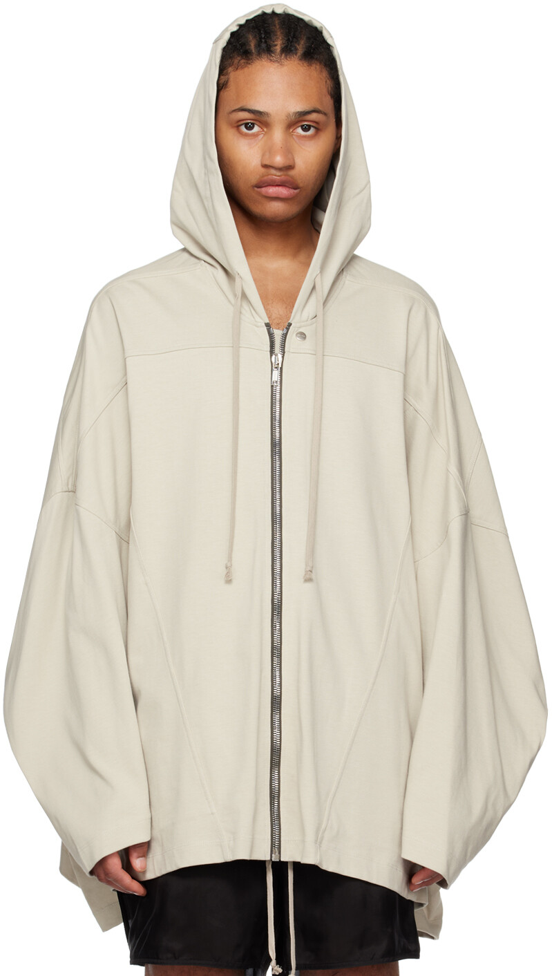 

Белоснежное худи Rick Owens Peter