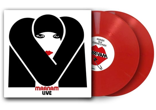 Виниловая пластинка Maanam - Live / Kminek dla dziewczynek (красный винил)