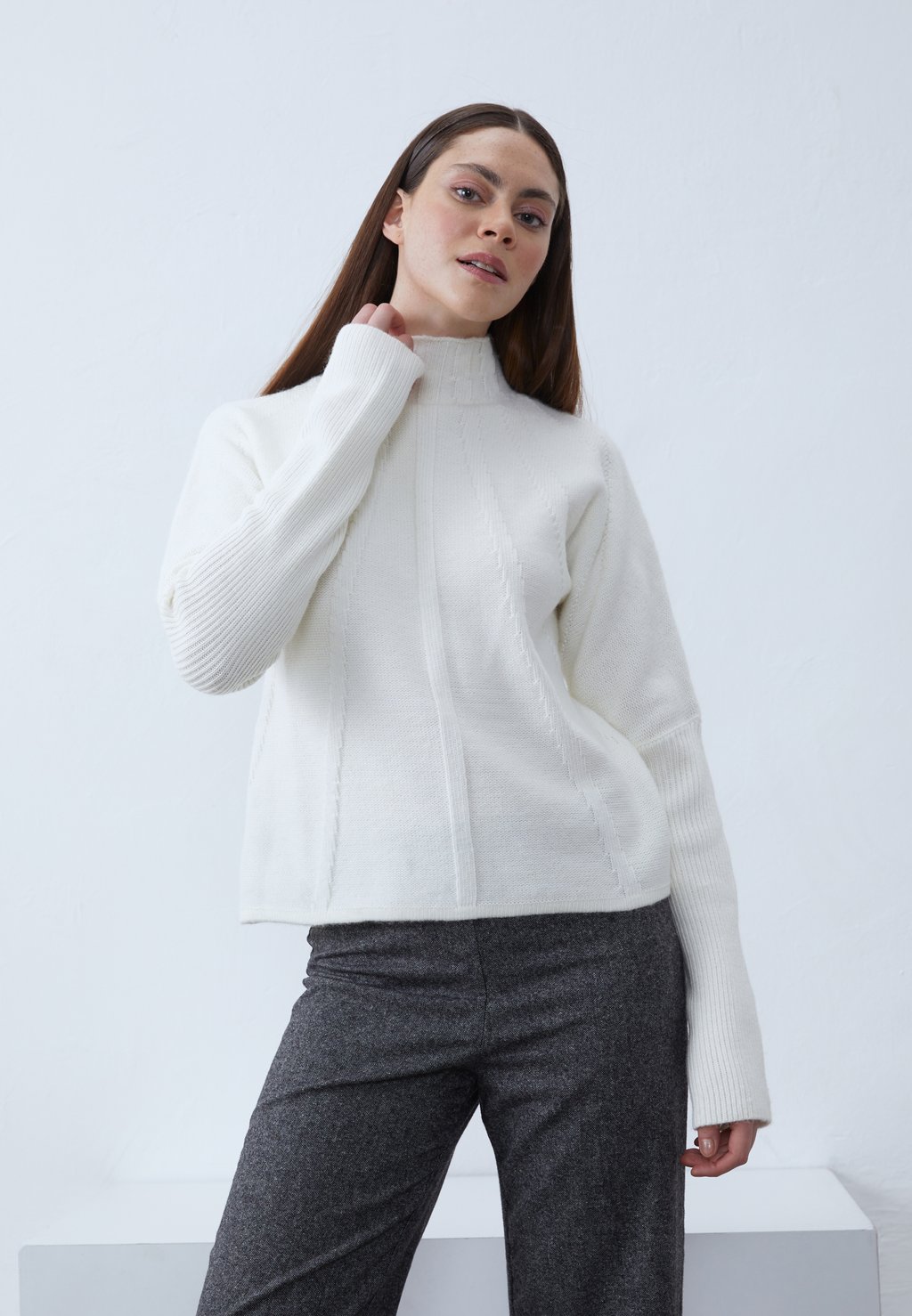 Вязаный свитер Anna Field, цвет off-white
