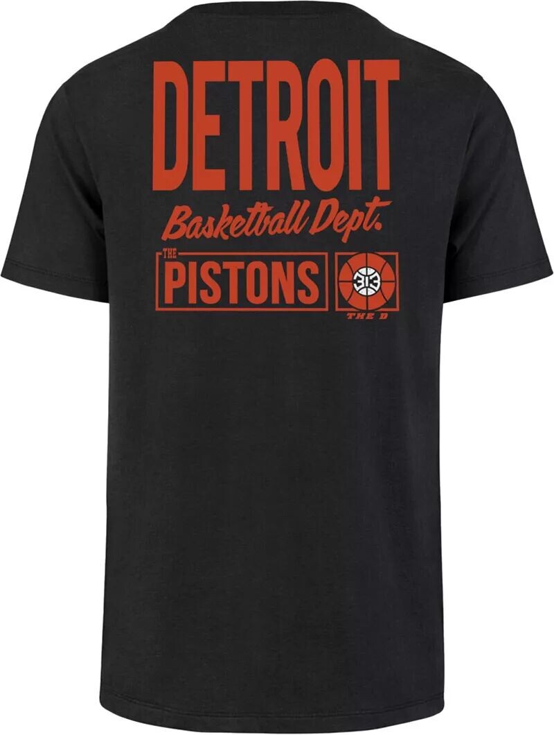 

Мужская брендовая футболка '47 City Edition Detroit Pistons Talk Back 2023-24 гг.