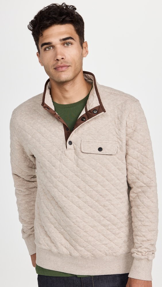 

Свитер Faherty Epic Quilted Fleece Pullover