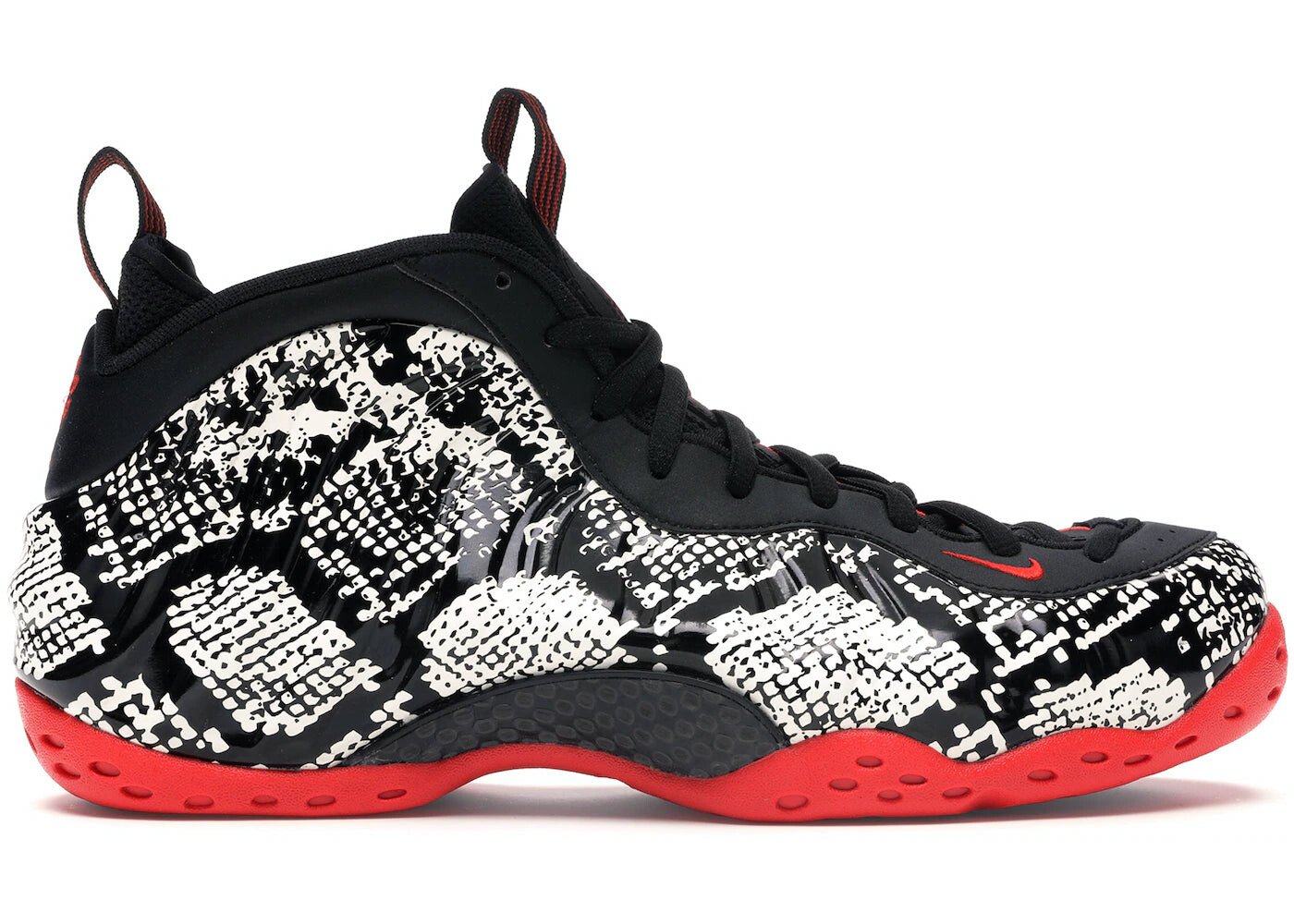 

Кроссовки Nike Air Foamposite One Albino, черный / белый