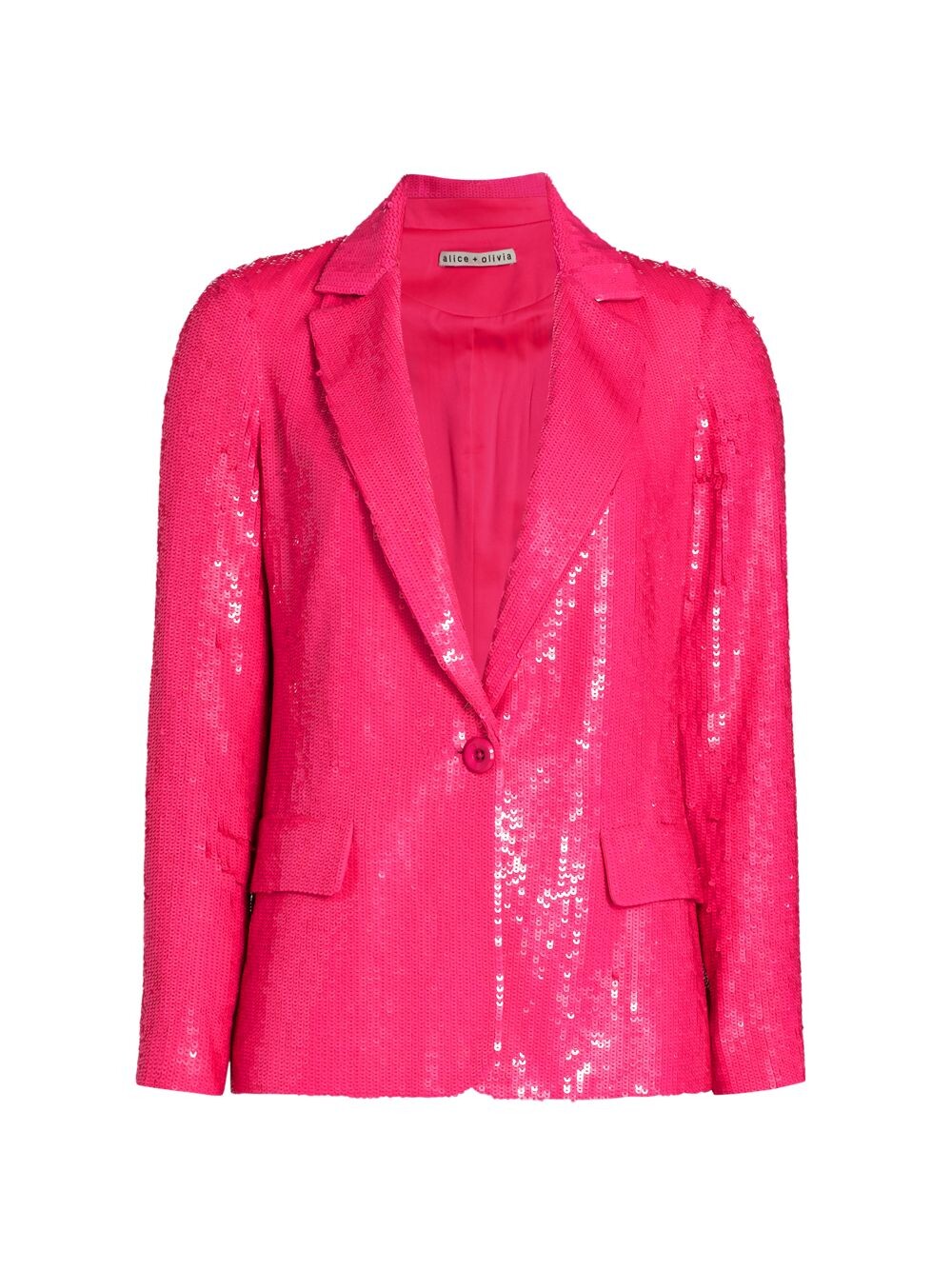 

Блейзер Macey с пайетками Alice + Olivia, розовый