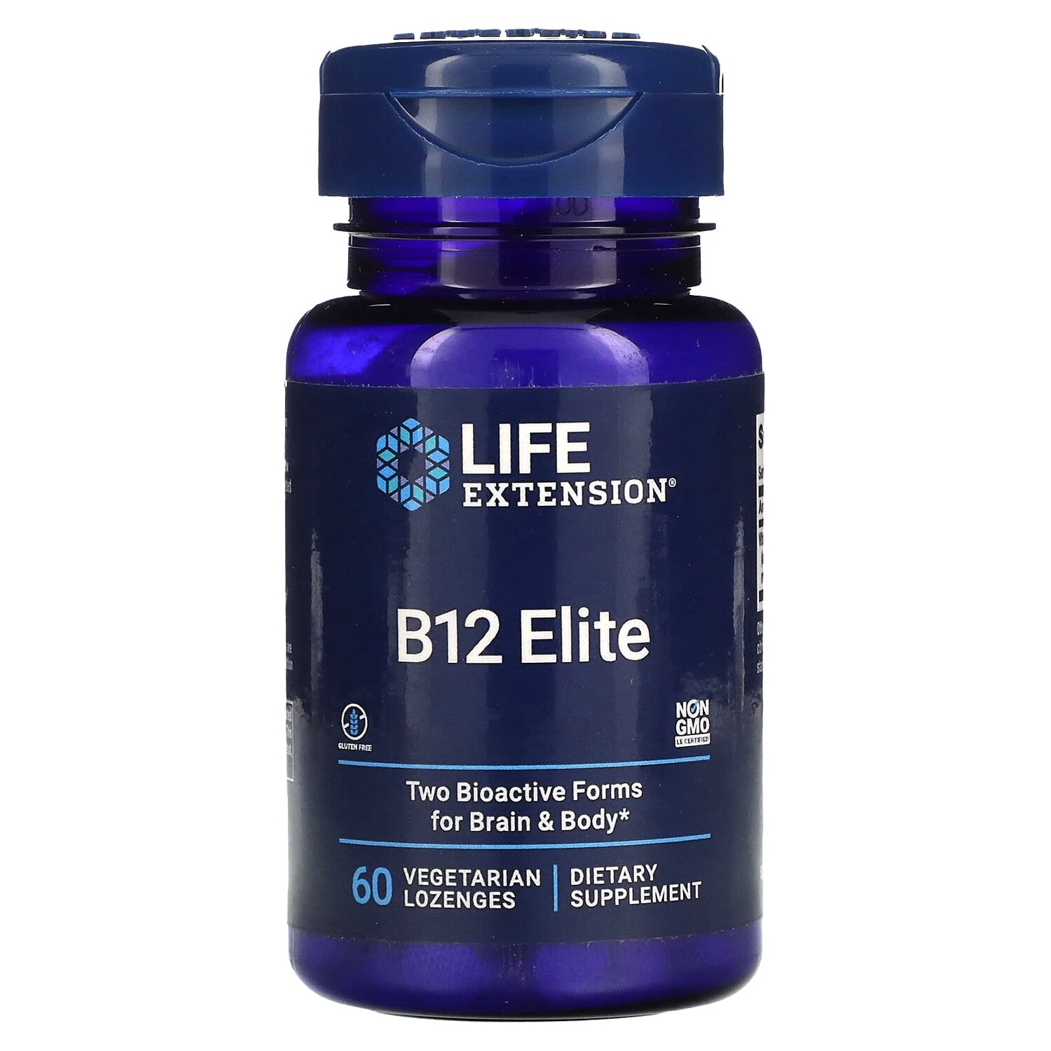 

B12 Elite, 60 вегетарианских леденцов, Life Extension
