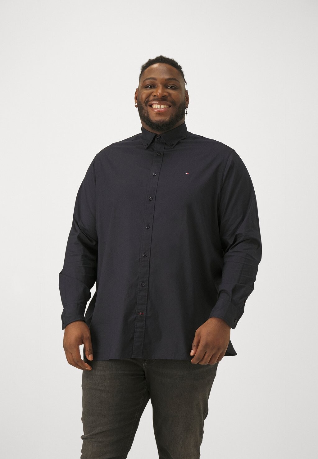 

Рубашка Core Flex Poplin Tommy Hilfiger, цвет desert sky