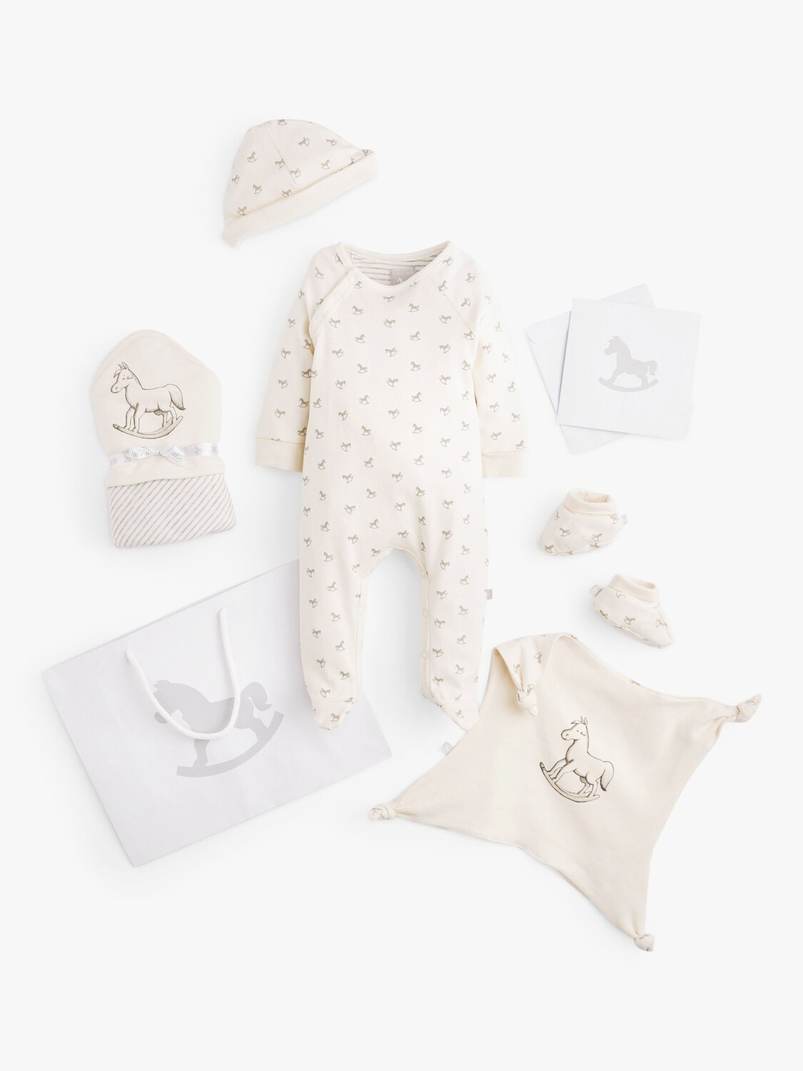 

Супермягкий пижамный комбинезон The Little Tailor Baby, комплект из шапочки, одеяла, одеяла и пинеток, кремовый