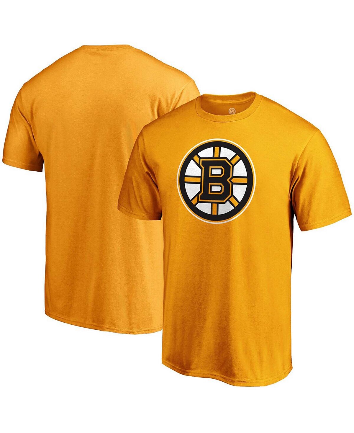 

Мужская золотая футболка с логотипом команды Boston Bruins Team Primary Fanatics, Желтый